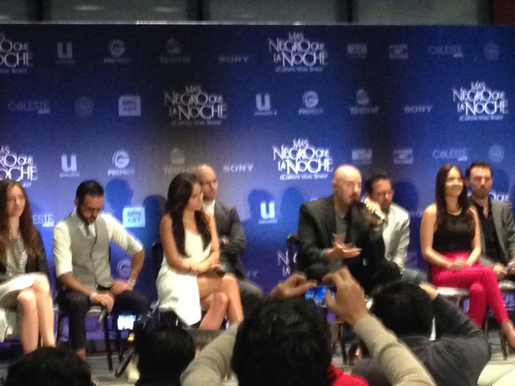 Cурия Вега. Сурия на пресс-конференции фильма «Темнее ночи» (24.07).