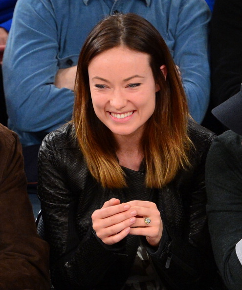 Оливия Уайлд. Баскетбольный матч «Никс» против «Клипперс»