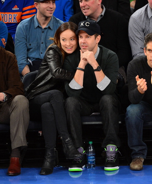 Оливия Уайлд. Баскетбольный матч «Никс» против «Клипперс»