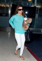 Ева Лонгория. Ева Лонгория прибыла в Лос-Анджелес (Los Angeles International Airport).