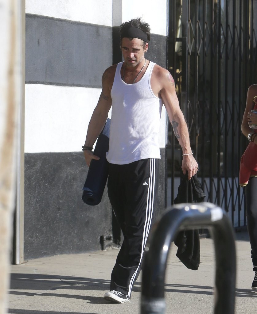 Колин Фаррелл. После сеанса йоги