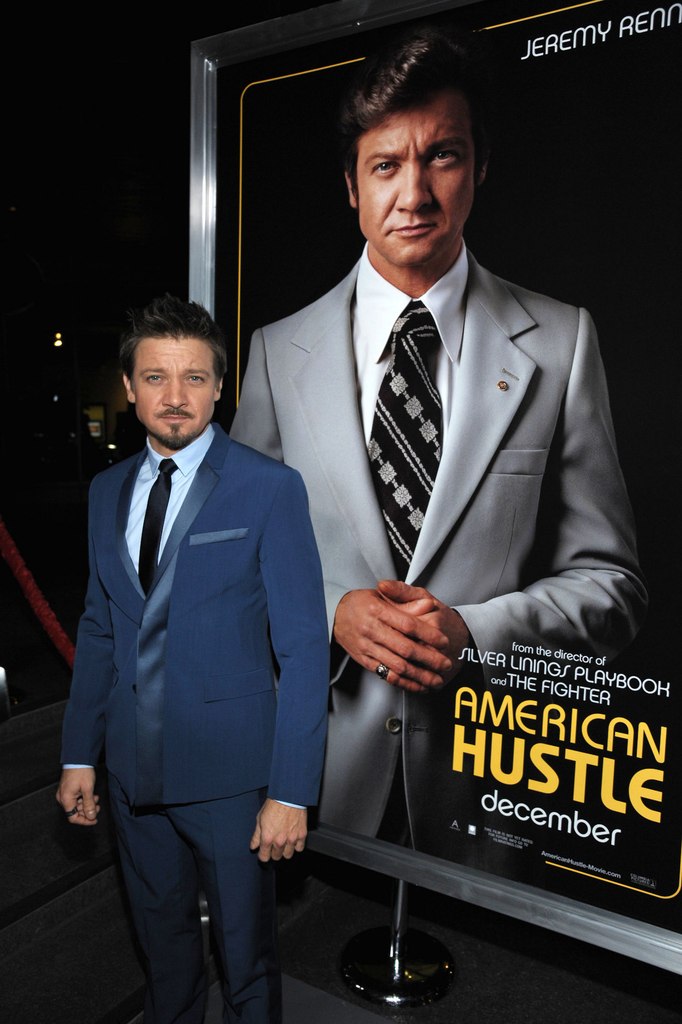 Джереми Реннер. Показ American Hustle в Нью-Йорке  6.12.13