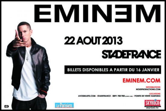 Эминем. ЛЕТО 2013 БУДЕТ ЖАРКИМ! EMINEM ВЫСТУПИТ ВО ФРАНЦИИ И В ИРЛАНДИИ