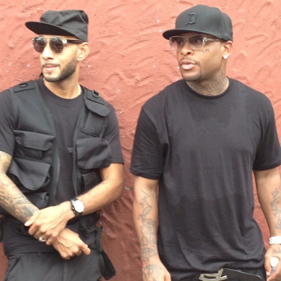 Эминем. ФОТОГРАФИИ СО СЪЁМОК КЛИПА ГРУППЫ SLAUGHTERHOUSE И SWIZZ BEATZ «THROW IT AWAY»