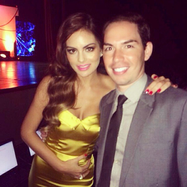 Химена Наваррете. Многим фанатам посчастливилось сфотографироваться с Хименой на конкурсе Мисс Эквадор.