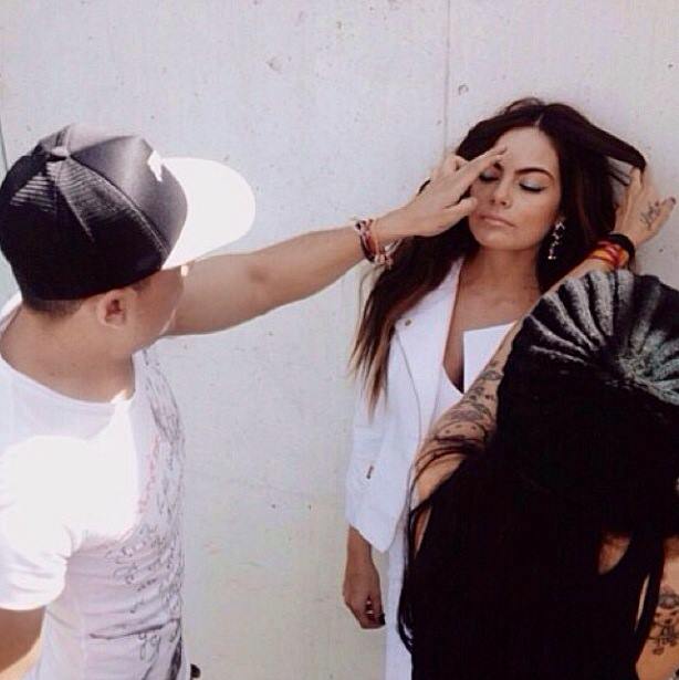 Химена Наваррете. фото со съемок новой фотосессии Химе. Фотосессия прошла для модного бренда BCBGMAXAZRIA.