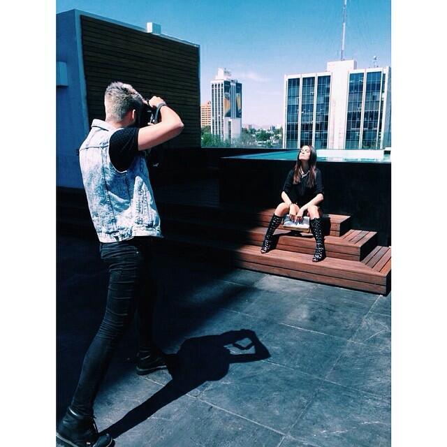 Химена Наваррете. фото со съемок новой фотосессии Химе. Фотосессия прошла для модного бренда BCBGMAXAZRIA.