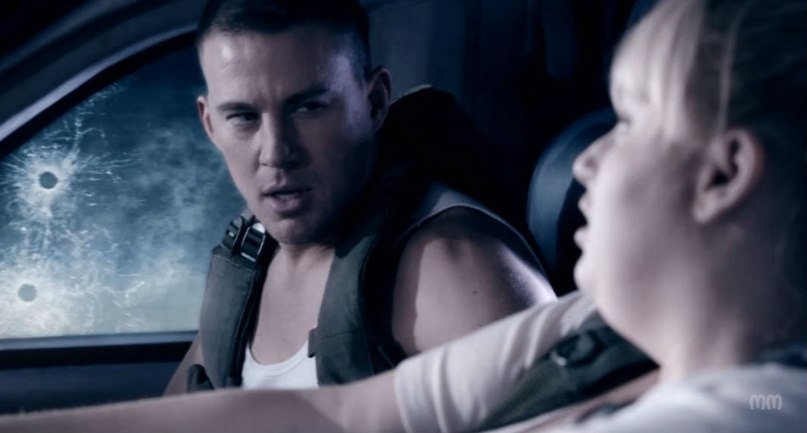 Ченнинг Татум. Ченнинг и Ребел Уилсон в пародии на фильм "Штурм Белого Дома".