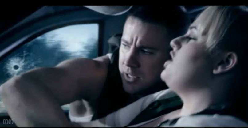 Ченнинг Татум. Ченнинг и Ребел Уилсон в пародии на фильм "Штурм Белого Дома".