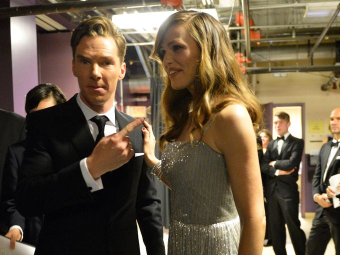 Бенедикт Камбербэтч. Еще фотографий с вручения премий "Оскар" 