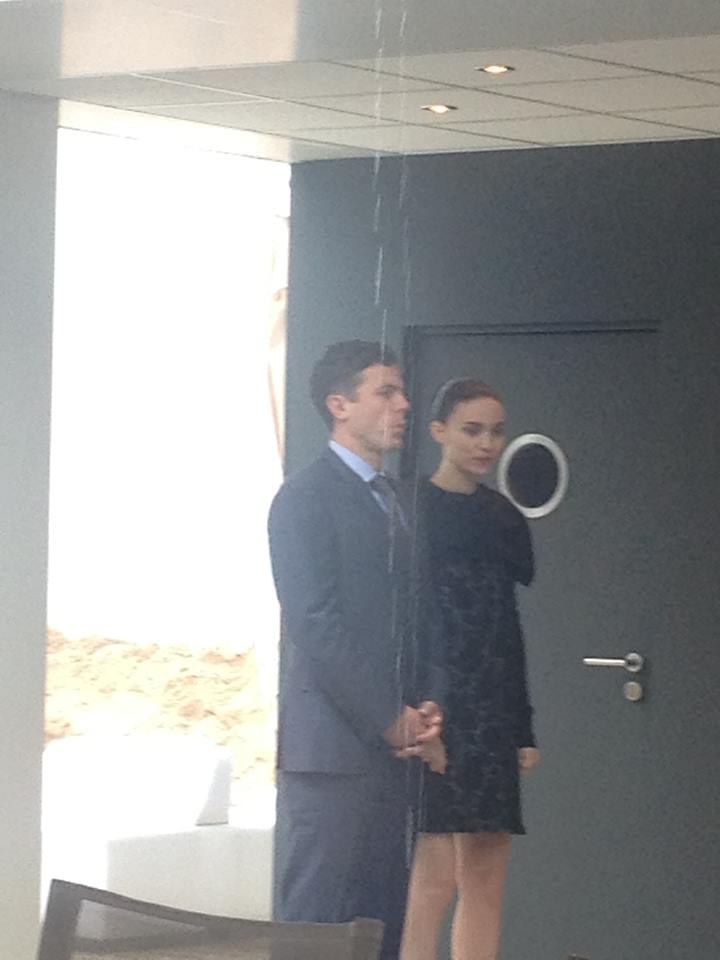 Руни Мара. Руни и Харви Вайнштейн представляют промо-ролик для "The Weinstein Company"