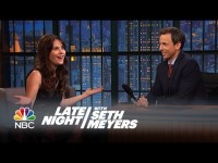 Зоуи Дешанель. Зоуи рассказала о съемках "Новенькой" на "Late Night". Zooey Deschanel: Kobe Bryant Crashed the New Girl Set - Late Night with Seth Meyers