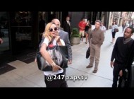 Rihanna all smiles Leaving NEW YORK CITY Today (05-17-13)