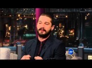 Shia LaBeouf on The Late Show with David Letterman 2-4-2013 talks Alec Baldwin difficulties!