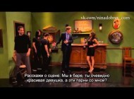 Nina Dobrev  CONAN on TBS - March 12 2013 ( rus sub)